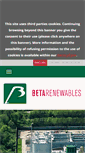 Mobile Screenshot of betarenewables.com